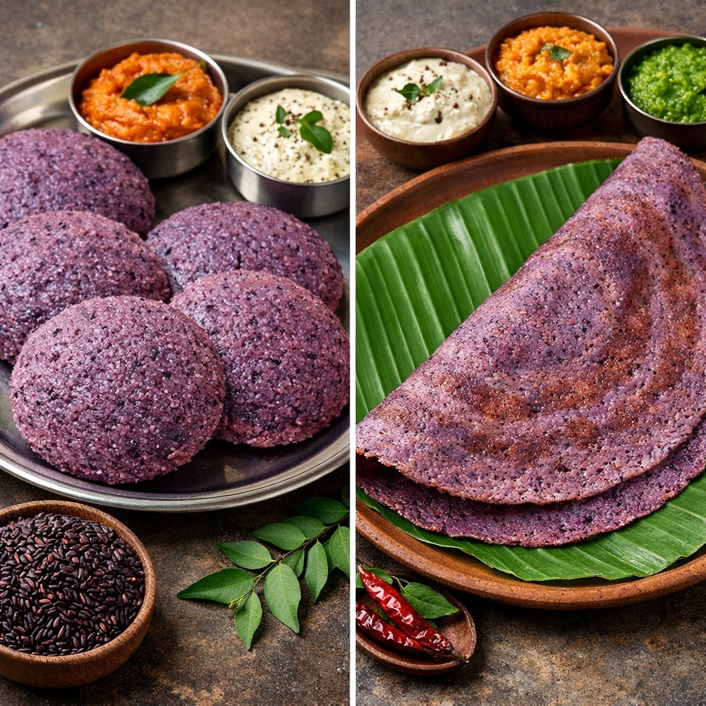 Purple,Rice,Idli/dosa