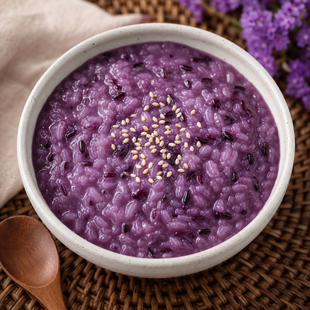 Purple,Rice,Sweet,Porridge